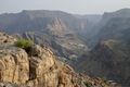 The Omani Grand Canyon from Jebel Akhdar.