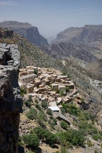Village in the canyon