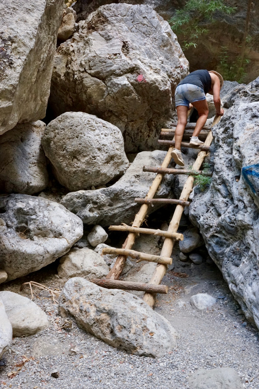 The giant’s ladder, Agia Irini Gorge