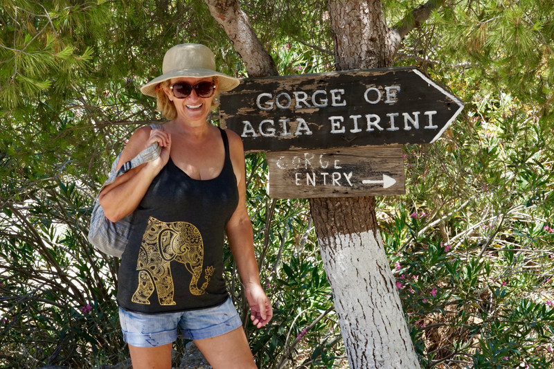 Agia Irini Gorge entrance