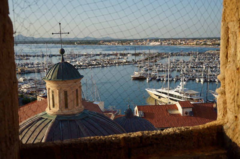 View from the Alghero Cathedral belltower