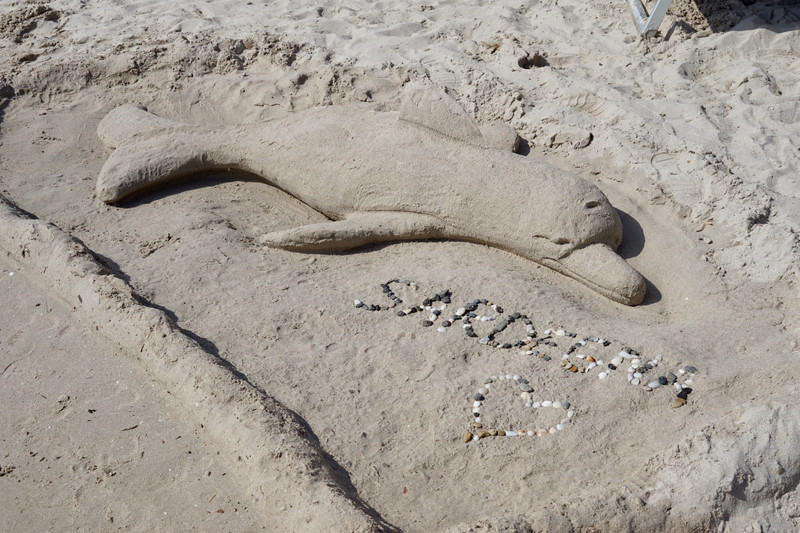 Sand sculpture, Alghero Beach