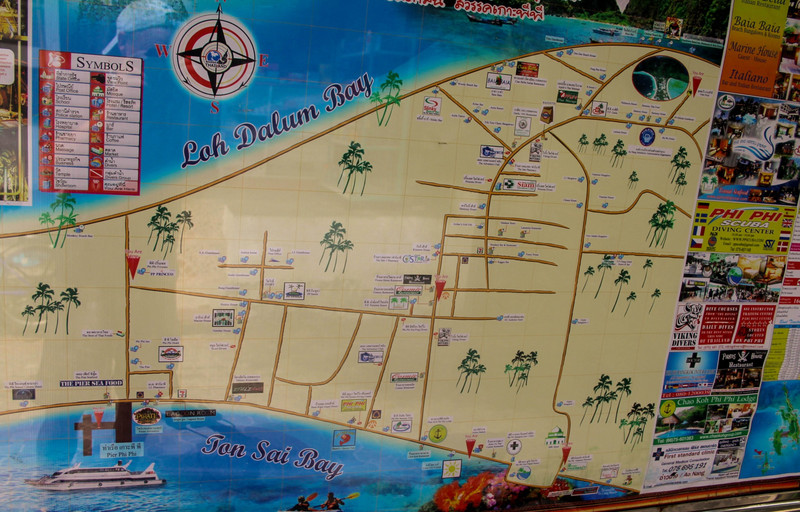 Ko Phi Phi Don map