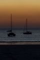 Yachts off Cable Beach