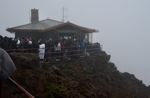 “View” from the summit of Mount Haleakala