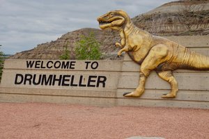 Drumheller, dinosaur capital of the world