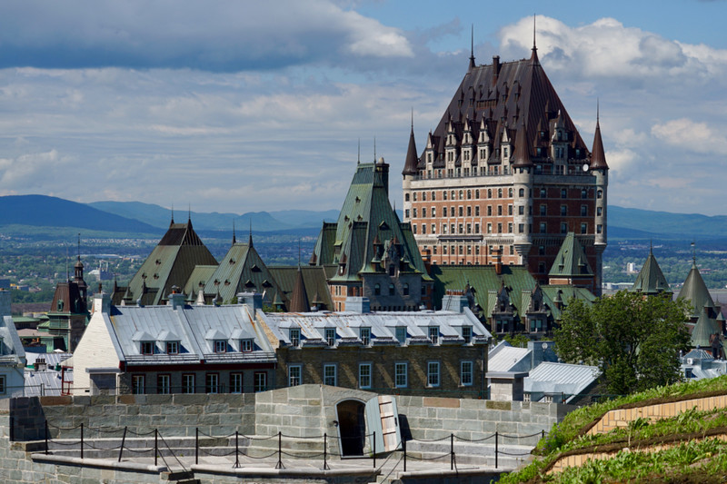 Chateau Frontenac from the Citadelle