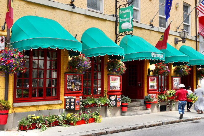 Italian restaurant, Old Quebec