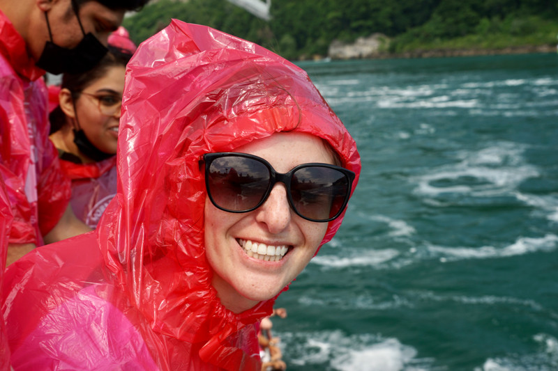 Emma cruising up the Niagara River