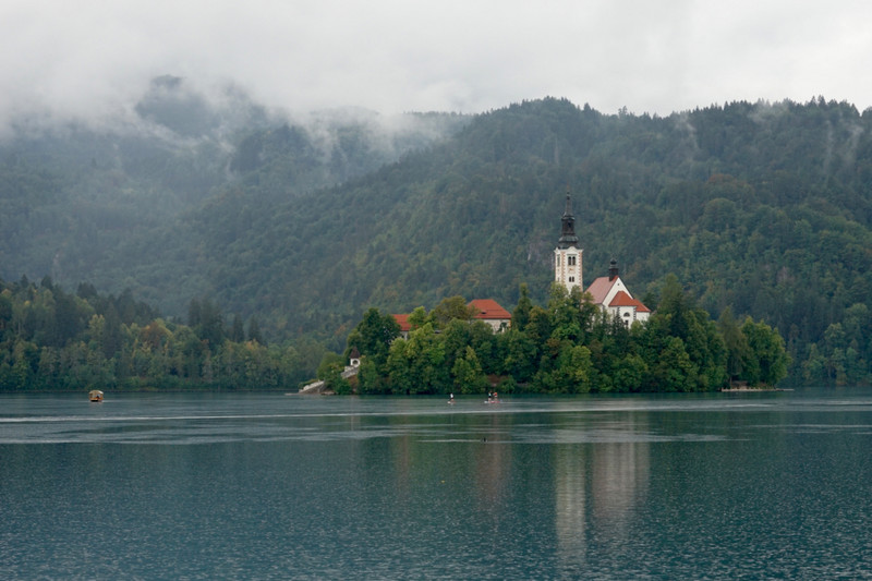 Iconic church, Lake Bled