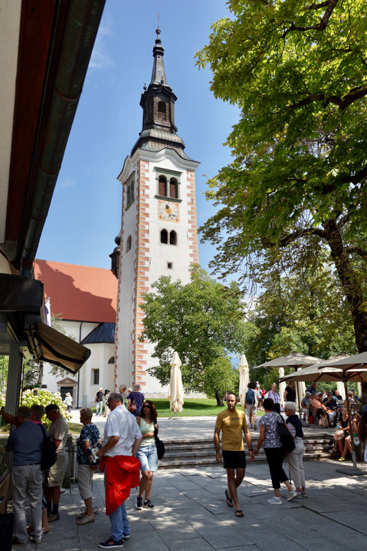 Assumption of Maria Church belltower, Lake Bled