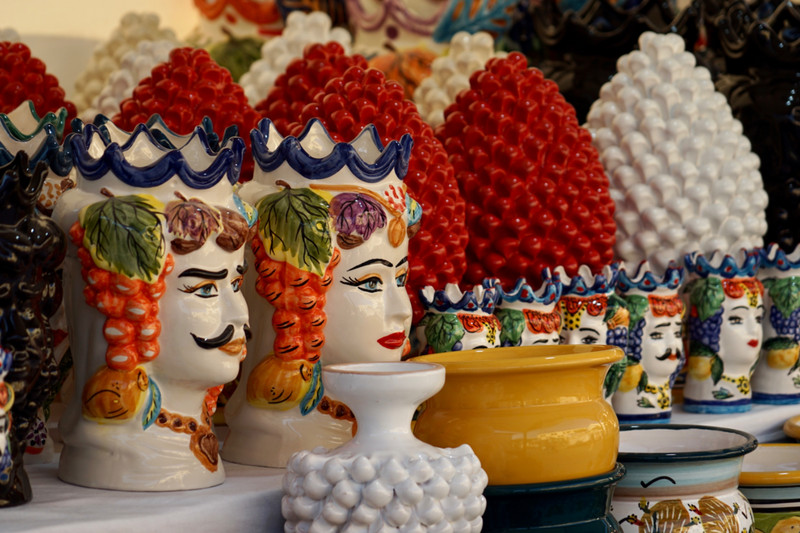 Traditional Sicilian pottery