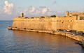 The walls of Valletta