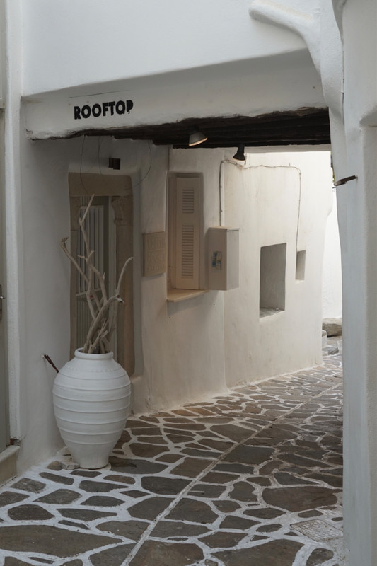 The backstreets of Naxos Town