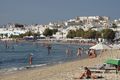 Naxos Town from St George’s Bay Beach