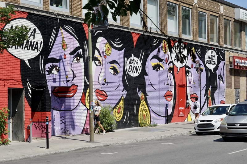 Street art, Boulevard St Laurent