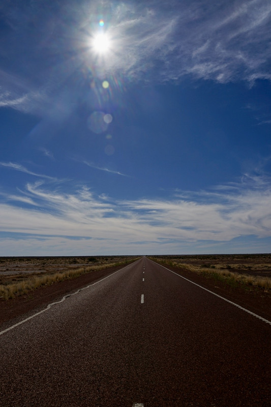 The empty road, outback South Australia