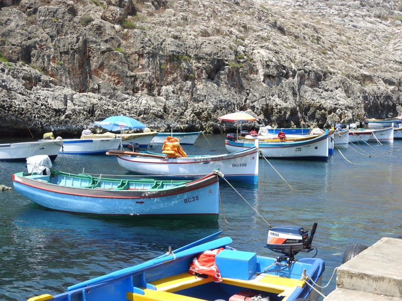 Boats for Blue Grotto