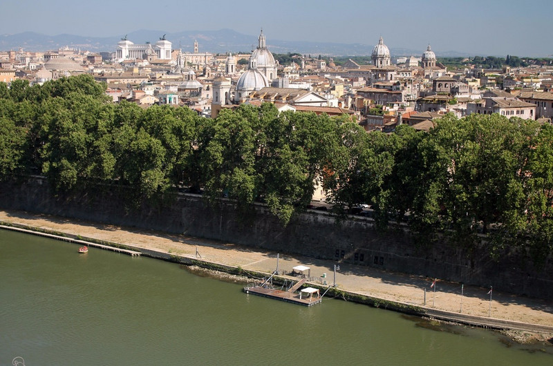 View from top of Castel Sant'Angelo