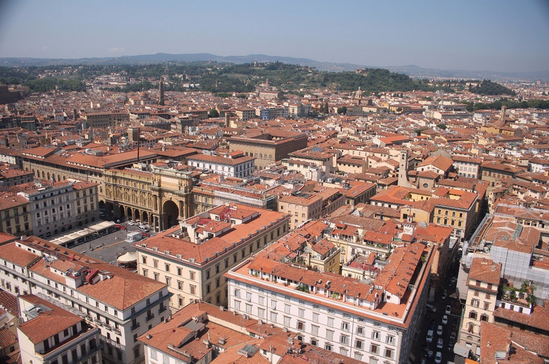 View from Florence Cathedral bell tower