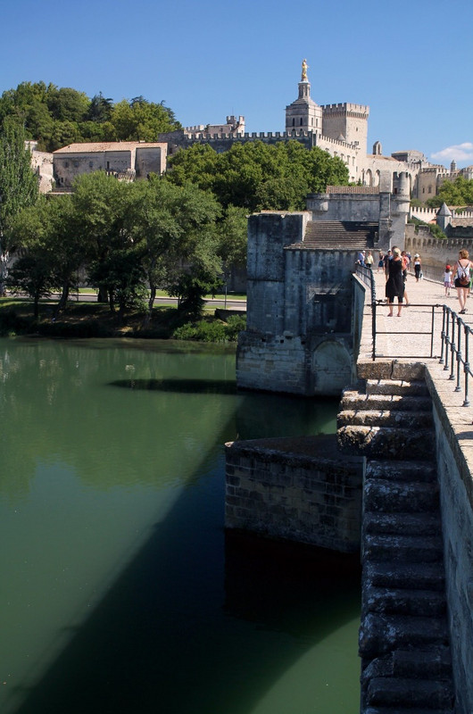 Avignon from Pont d'Avignon
