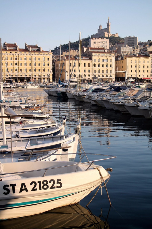 Marseille Harbour and Basilica