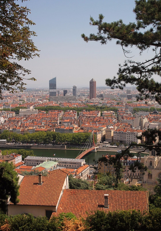 Lyon from Fourviere Hill