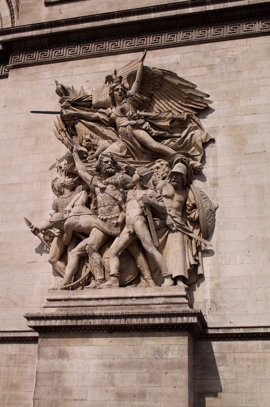 Statue, base of Arc de Triomphe
