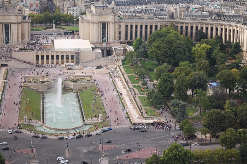 Another view from Eiffel Tower towards Trocadero