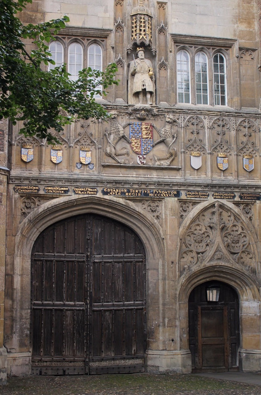 College gate, Cambridge