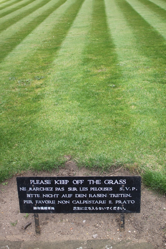 Manicured lawn, King's College, Cambridge