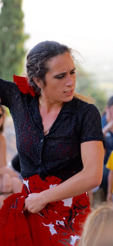 Flamenco action, Mirador of San Nicolas