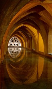 Arab baths, Alcazar of Seville