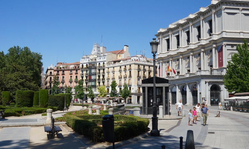 Teatro Real and Plaza de Oriente, Madrid