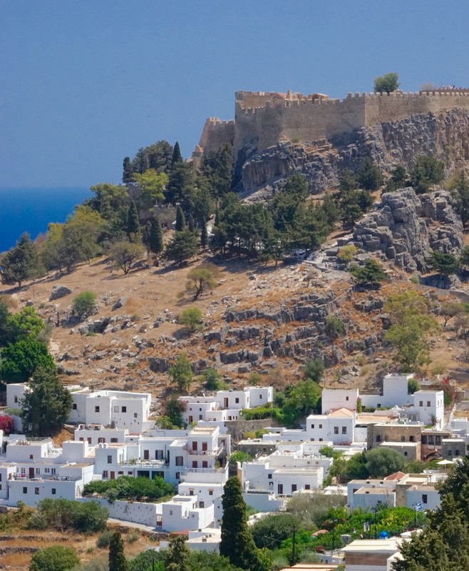 Lindos village and Acropolis, Rhodes