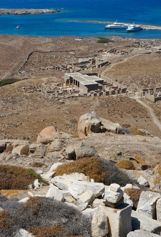 View from Mount Kynthos, Delos