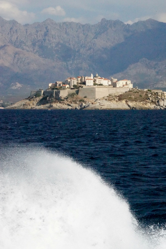 Calvi Citadel from the boat