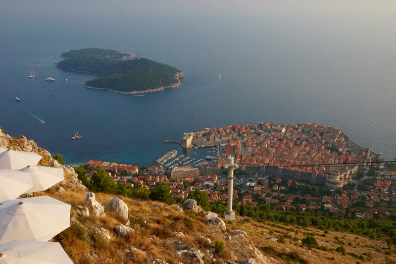 Dubrovnik from Mount Srd