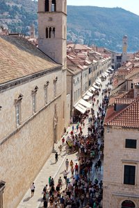 Stradun from Town Wall, Dubrovnik