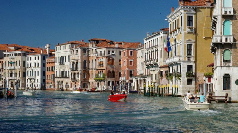 Grand Canal near Rialto Bridge, Venice