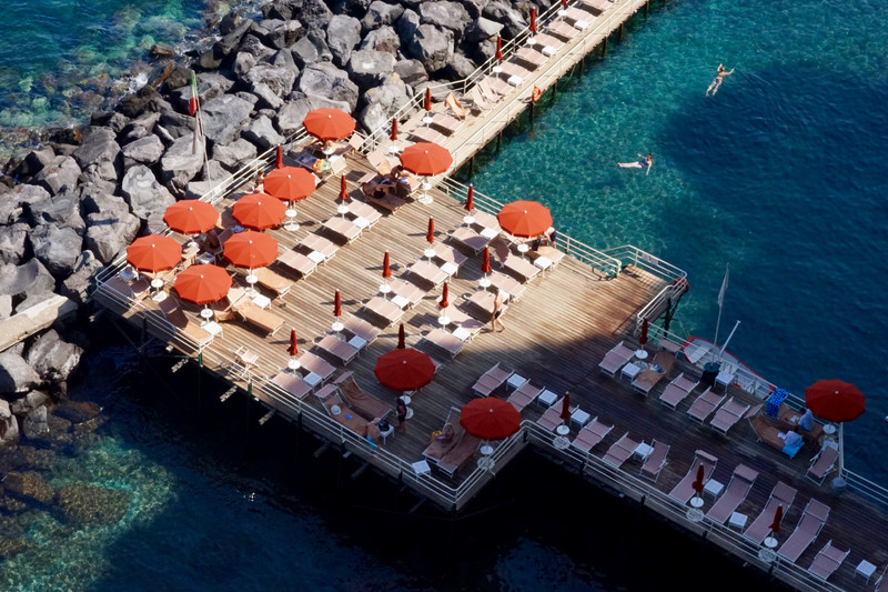 Swimming platforms, Grand Hotel Ambasciatori