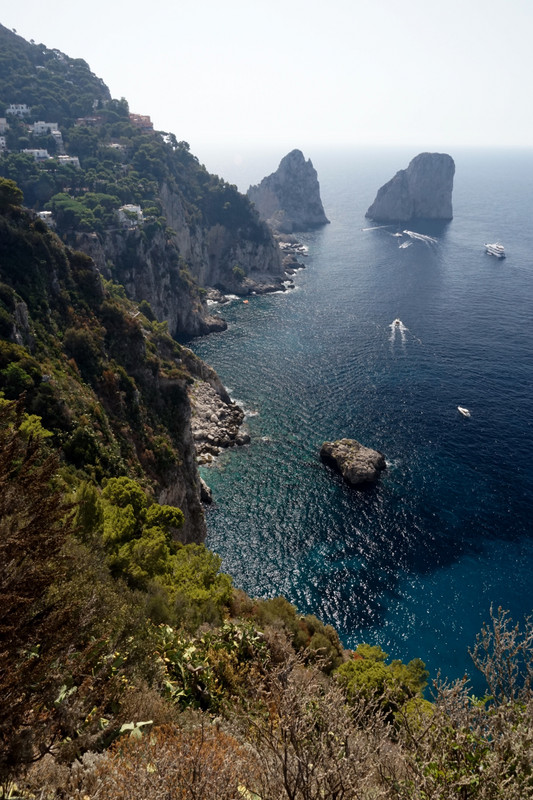 View from Gardens of August, Capri