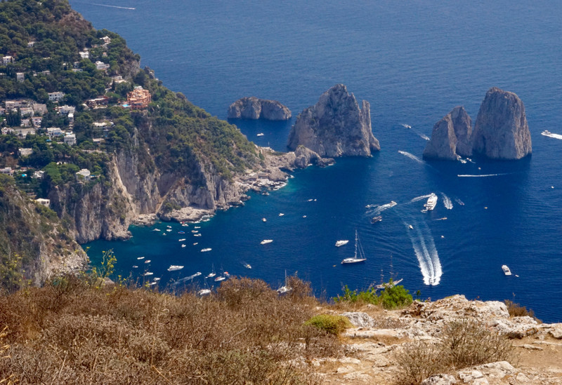 View from Mount Solaro, Capri