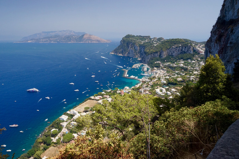 View from Mama Mia lookout, Capri