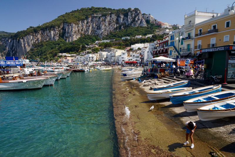 Main harbour, Capri