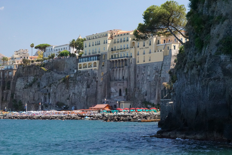 Cliff front from Marina Grande