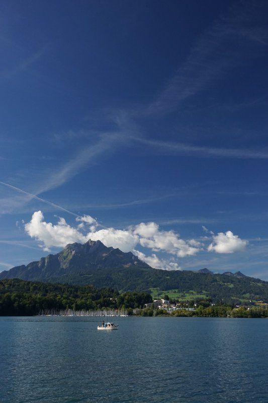 Mount Pilatus from Lake Lucerne
