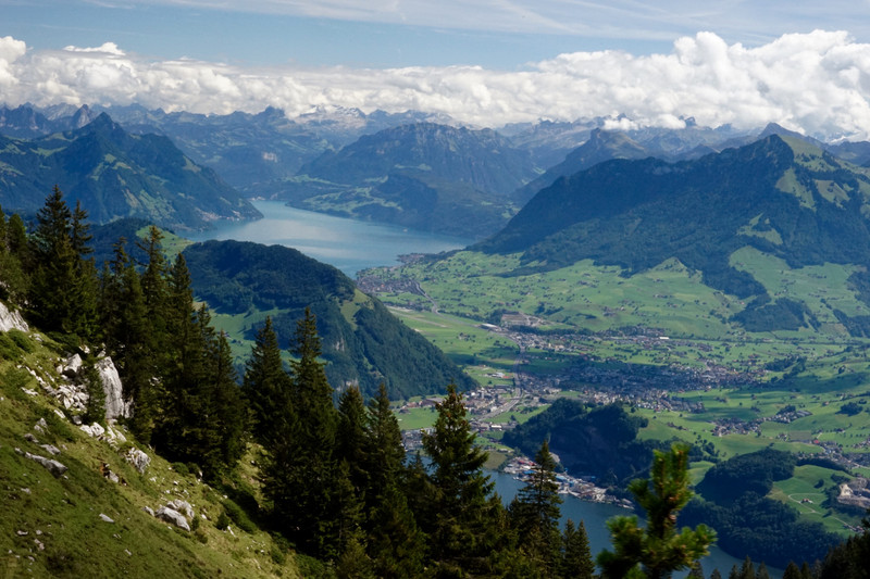 Lake Lucerne from Mount Pilatus