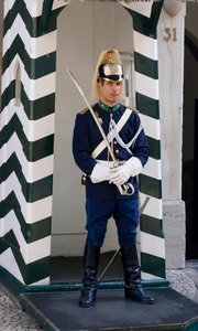 Sentry on guard, Lisbon