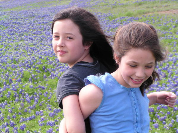 In the Bluebonnets...on the way to Amarillo